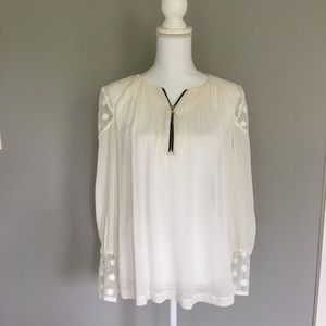 & Other stories H&M white crochet blouse top